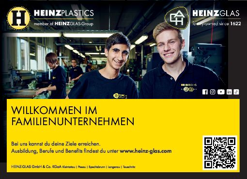 Stellenanzeige Verfahrensmechaniker (m/w/d) für Glastechnik bei HEINZ-GLAS GmbH & Co. KGaA