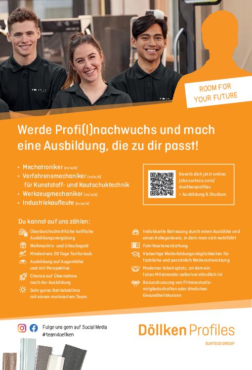 Stellenanzeige Industriekaufmann (m/w/d) bei Döllken-Profiles GmbH