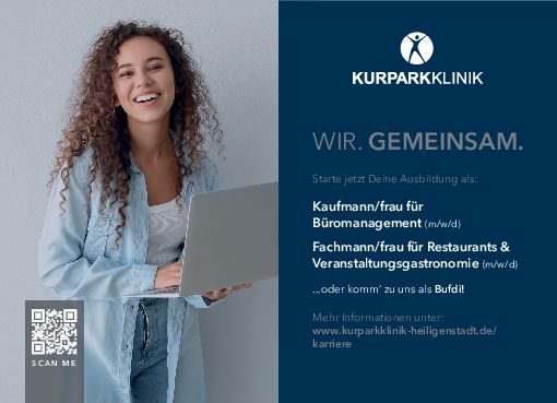 Stellenanzeige Kaufmann (m/w/d) für Büromanagement bei Klinikgesellschaft Heilbad Heiligenstadt mbH