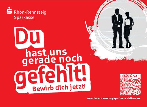 Stellenanzeige Bachelor (m/w/d) of Arts Bankwirtschaft & Bankmanagement (BA Glauchau) bei Rhön-Rennsteig-Sparkasse