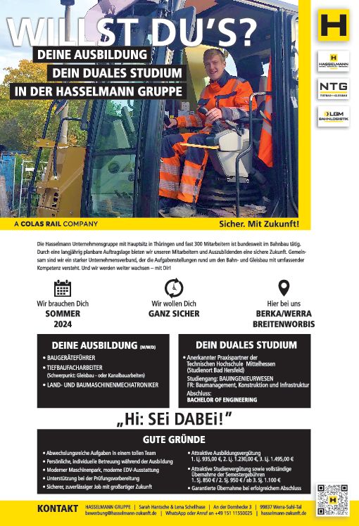 Stellenanzeige Tiefbaufacharbeiter (m/w/d) bei HASSELMANN GmbH