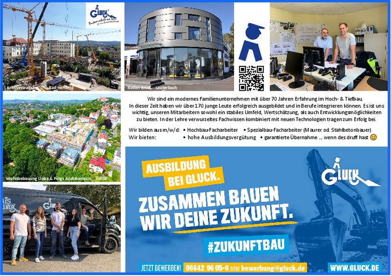 Stellenanzeige Hochbaufacharbeiter (m/w/d) bei August Gluck GmbH & Co. KG  Bauunternehmen