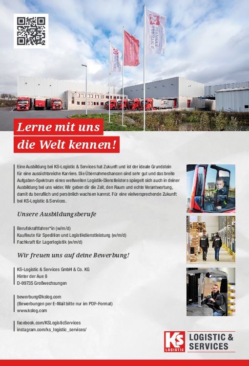 Stellenanzeige Kaufmann (m/w/d) für Spedition- und Logistikdienstleistung bei KS - Logistic & Services GmbH & Co. KG