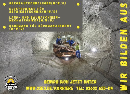 Stellenanzeige Bergbautechnologe (m/w/d) bei Glückauf Sondershausen Entwicklungs- und Sicherungsgesellschaft mbH