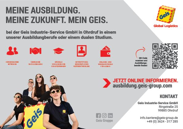 Stellenanzeige Bachelor of Arts Betriebswirtschaft FR Logistikmanagement (THM-Studium Plus) - m/w/d bei Geis Industrie - Service GmbH