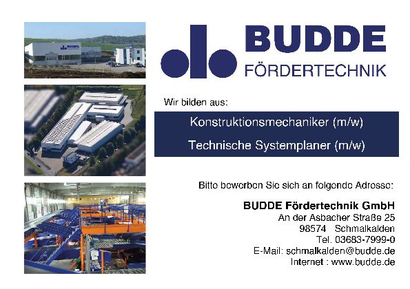 Stellenanzeige Technischer Systemplaner (m/w/d) bei Budde Fördertechnik GmbH