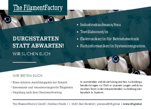 Stellenanzeige Fachinformatiker (m/w/d) bei FilamentFactory GmbH