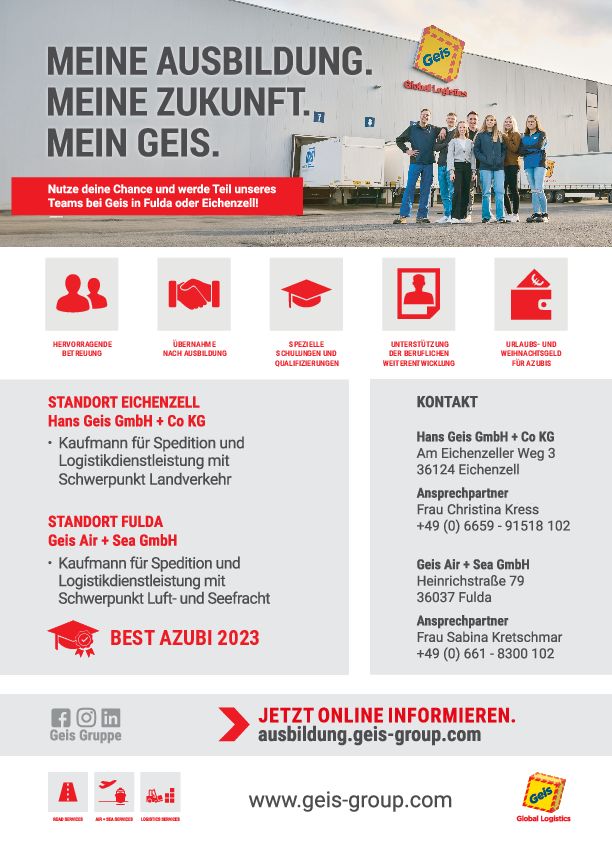 Stellenanzeige Fachlagerist (m/w/d) bei Hans Geis GmbH + Co KG Internationale Spedition